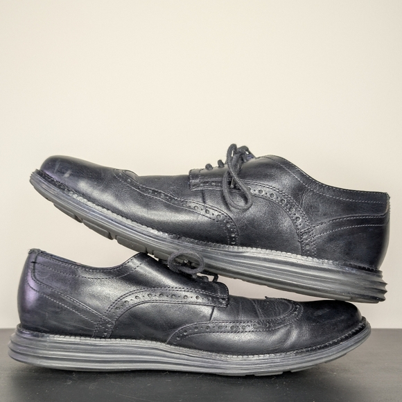 Cole Haan OriginalGrand Wingtip Oxford Black Leather Men\'s 12M C27984 main image 9